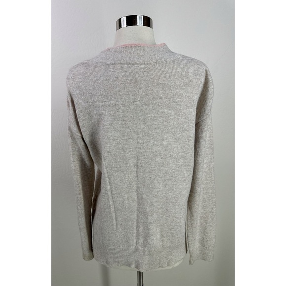 Boden Wool Blend V-Neck Pullover Sweatshirt - Picture 4 of 10